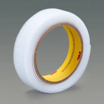3M Scotchmate SJ3522 White Reclosable Fastener – Hook with 300 hooks/in Stem Count – 1 in Width x 50 yd Length – 86406