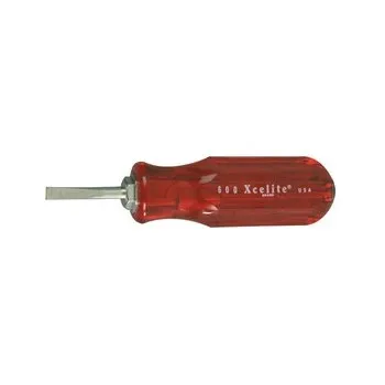 Xcelite by Weller #1 (Phillips), 1/4 in (Nut Driver), 3/16 in (Slotted), 7/16 in (Nut Driver) Phillips, Slotted 600 Multi-Tip Driver – 4 27/32 in – 48369