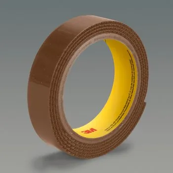 3M SJ3401 Brown Reclosable Fastener – Loop – 1 in Width x 50 yd Length – 23336