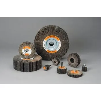 Standard Abrasives 625166 Flap Wheel – S/C Silicon Carbide SC – 3 in – Medium – 42556