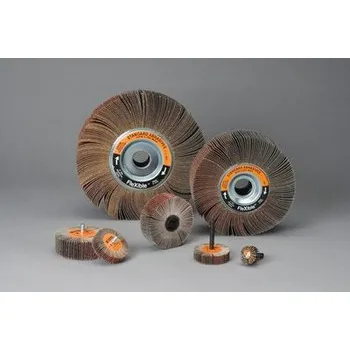 Standard Abrasives Buff and Blend 681425 Flexible Flap Wheel – S/C Silicon Carbide SC – 8 in – Medium – 42779
