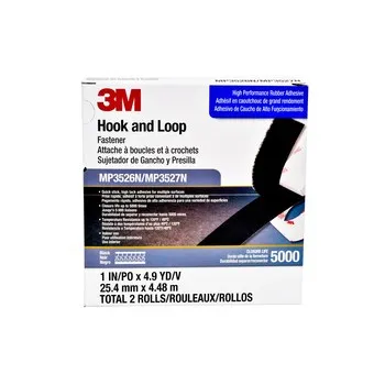 3M Dual Lock MP3526N/27N Black Reclosable Fastener – Hook & Loop – 1 in Width x 5 yd Length – 06481