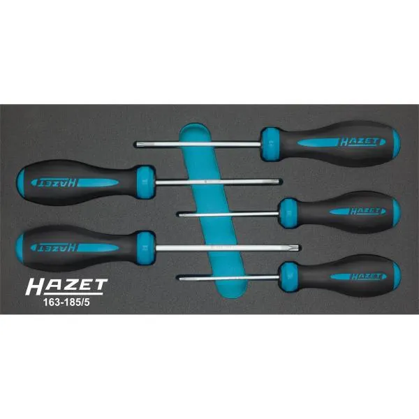 HAZET 163-185/5 – TORX® screwdriver set (5 pcs.)