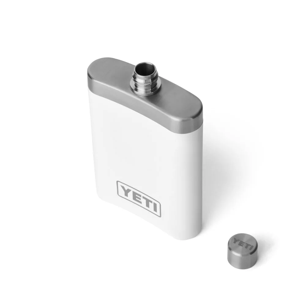Yeti 7 Oz Flask with Funnel, White