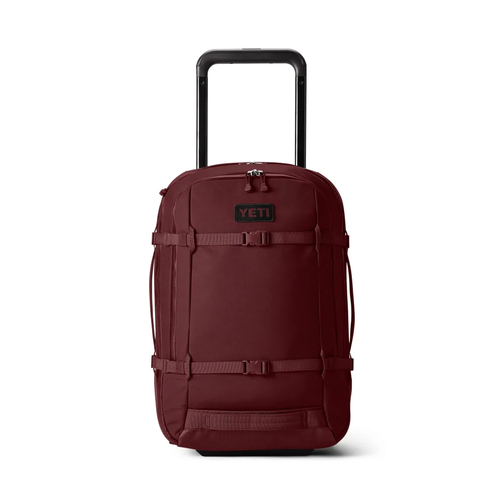 Yeti Crossroads 22in/35L Wheeled Luggage Wild Vine Red