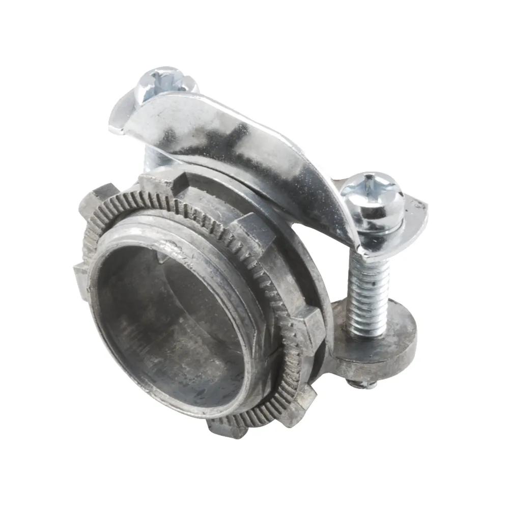 2853 Non-Watertight Service Entrance Cable Connector, 3/4 in Knockout,) 8 AWG Conductor, Die Cast Zinc