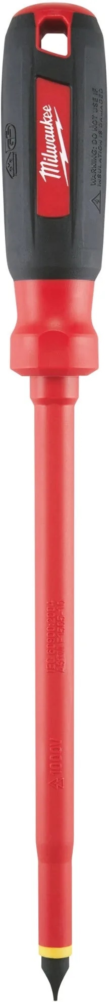Milwaukee 48-22-2223 3/8″ Slotted – 8″ 1000V Insulated Screwdriver