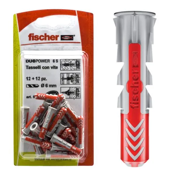 FISCHER 537619 – Expansion plug DUOPOWER K in blister