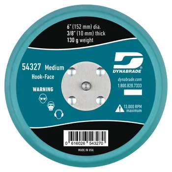 Dynabrade 54327 Backing Pad – 6 in Dia – Hook & Loop