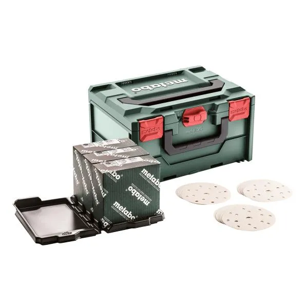 METABO 626755000 – metaBOX multi-hole sanding media set, 150, paint (150 pcs.)