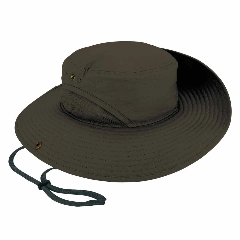 Ergodyne 12602 8936 S/M Olive Lightweight Ranger Hat – Mesh Paneling