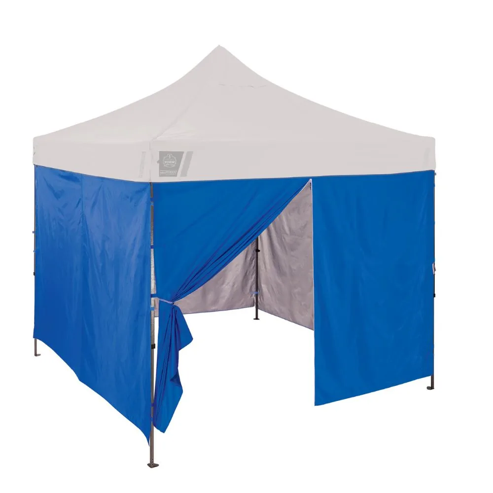 Ergodyne 12985 #6054 Blue Pop-Up Tent Sidewall Kit – 10ft x 10ft