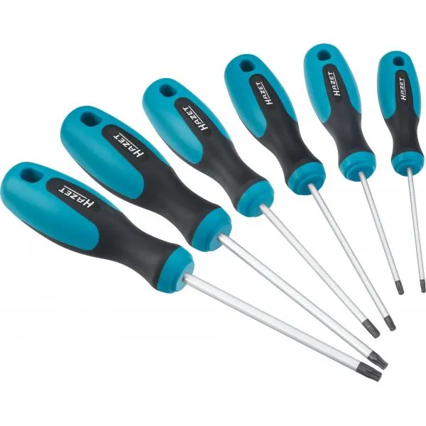 HAZET 810T/6 – Set of screwdriver TORX® with 3-component handle (6 pcs.)