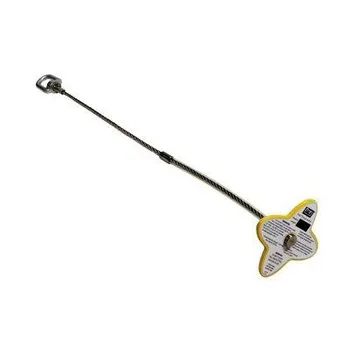 DBI-SALA Anchorage Connector 2104816, Single D-Ring, Stainless Steel, Yellow – 14662