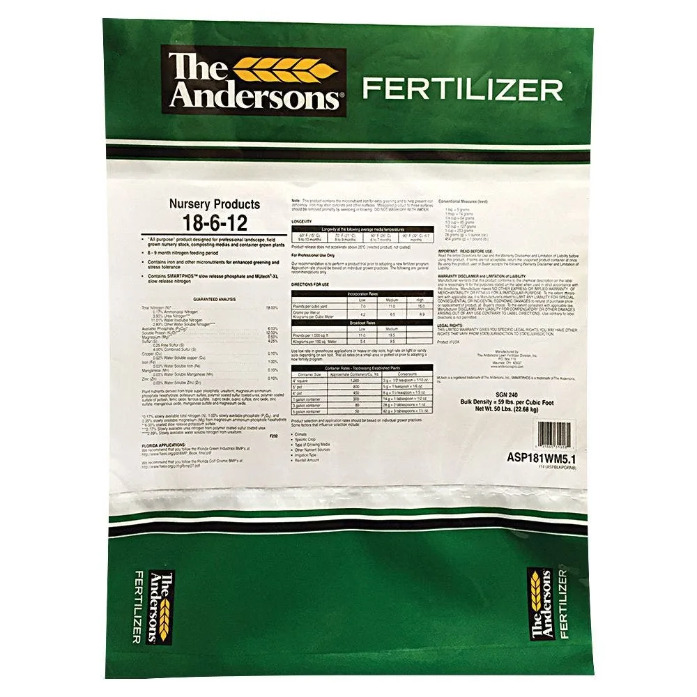 Anderson’s All Purpose Fertilizer, 18-6-12