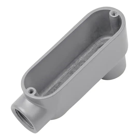 ALB-8 Red Dot Type LB Conduit Body, 3 in Hub, 190 cu-in Capacity, Die Cast Aluminum