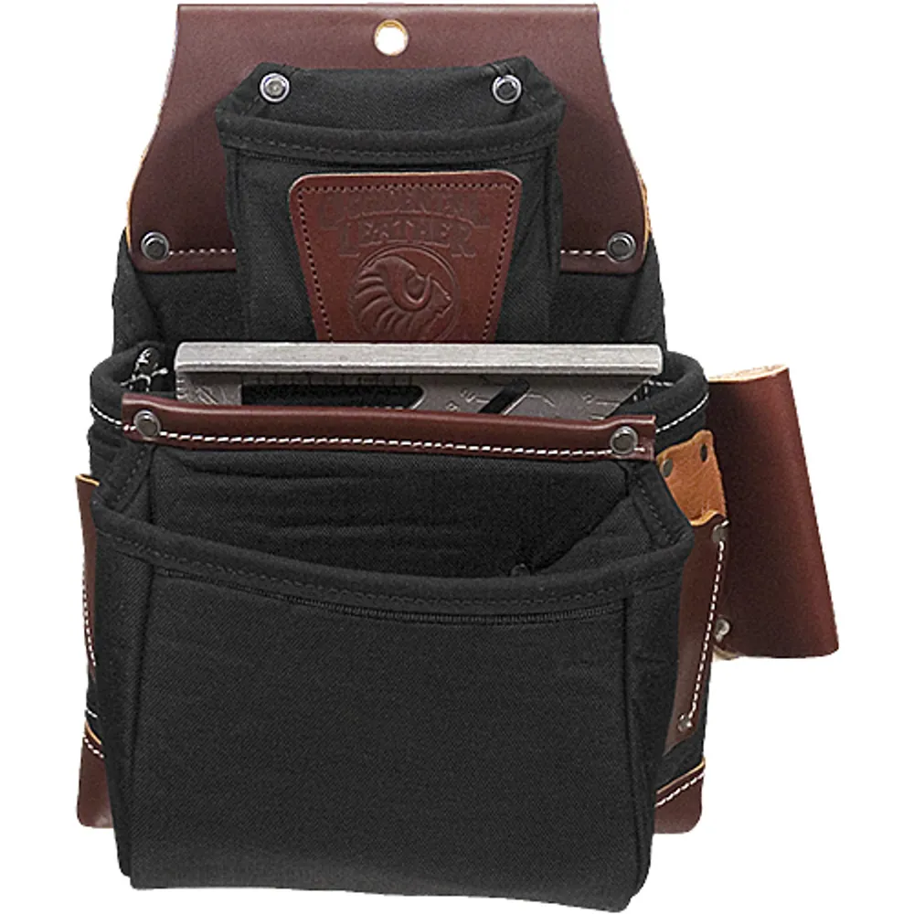 Occidental B8060 OxyLights 3 Pouch Black Nylon Fastener Bag