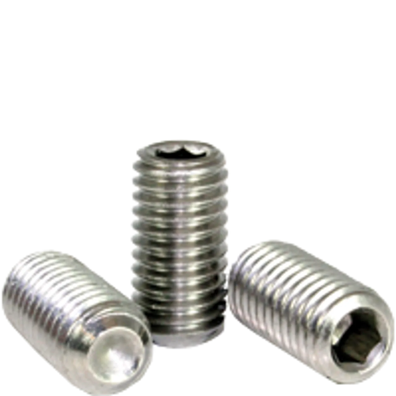 #8-32 x 1/8″ Socket Set Screws Cup Point Coarse 18-8 Stainless (100/Pkg.)