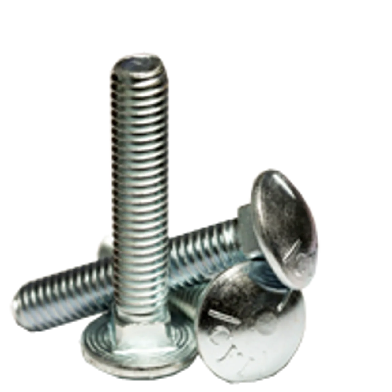 7/16″-14 x 3-1/2″ Fully Threaded Carriage Bolts Grade 5 Coarse Zinc Cr+3 (25/Pkg.)