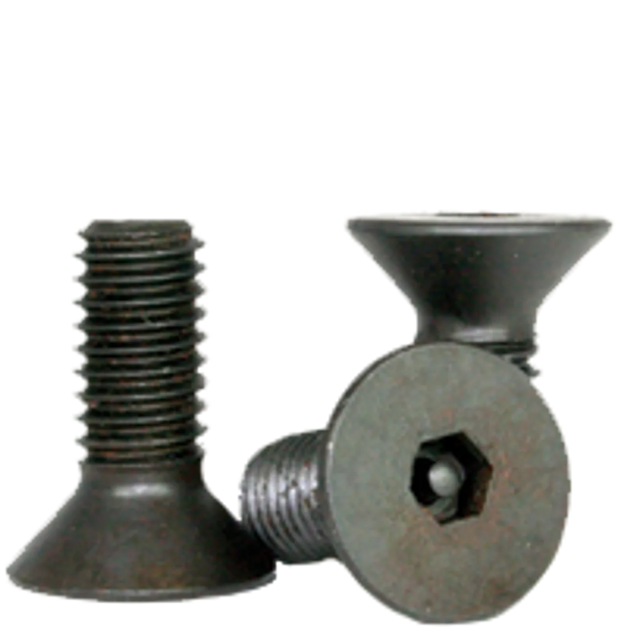 1/4″-20 x 1/2″ (FT) Flat Head Socket Cap Security Screw with Pin, Alloy Thermal Black Oxide (5000/Bulk Pkg.)