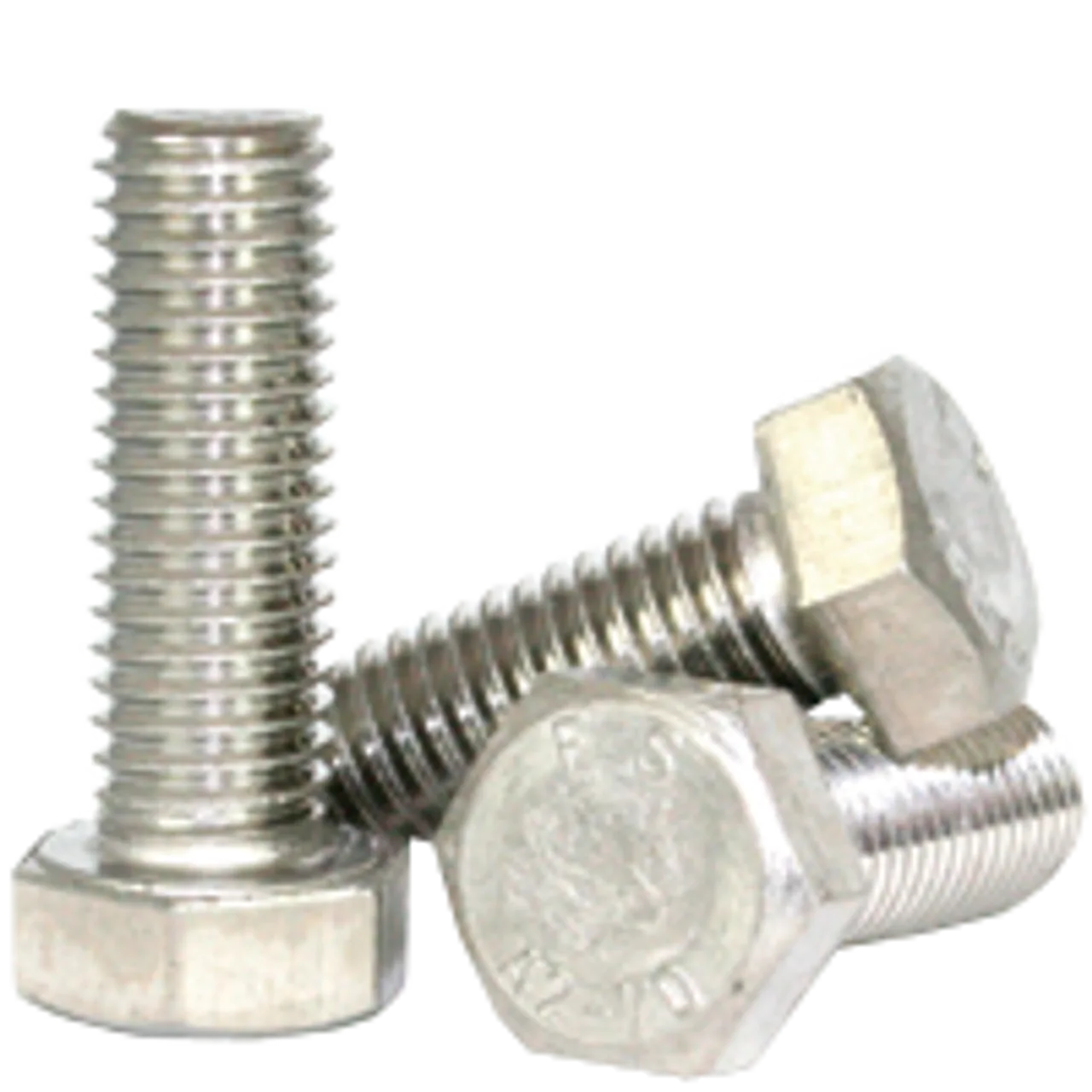 M6-1.00 x 50 mm Partially Threaded DIN 931 Hex Cap Screws Coarse Stainless Steel A2 (800/Bulk Pkg.)