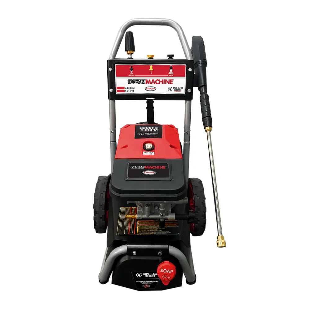 2300 PSI @ 1.2 GPM Cold Water Direct Drive Gas Pressure Washer Trailer by SIMPSON