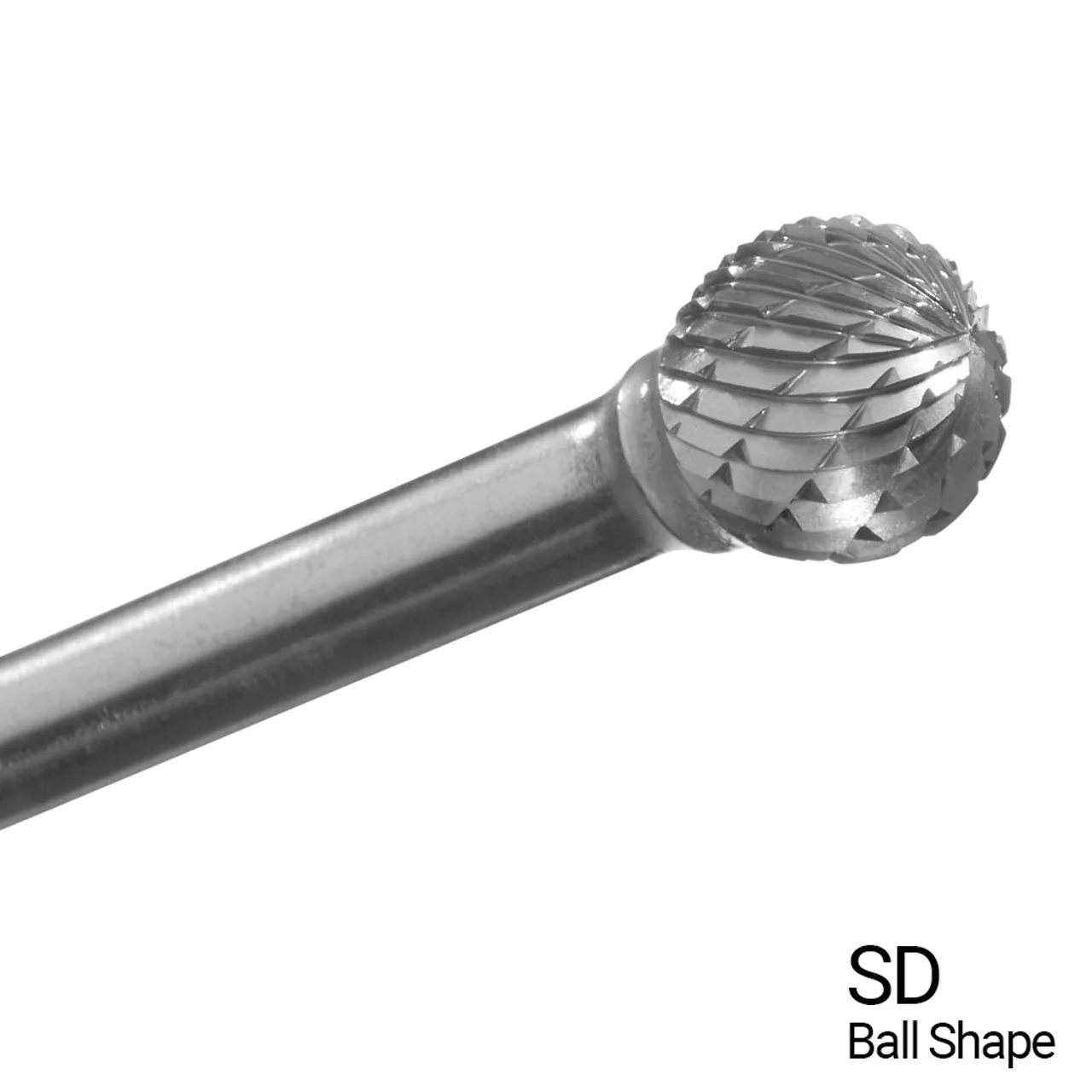 1/2″ X 7/16″ Ball Shape Extra Long Carbide Bur Bit SD5-L6 (Qty. 1)