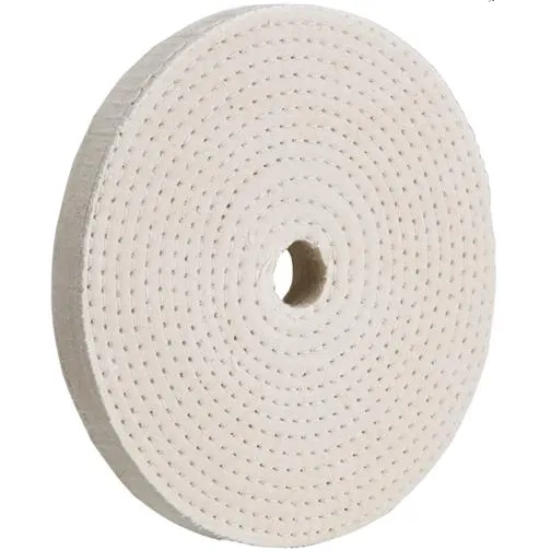 Woodstock Tools 6″ x 60 Ply x 1/2″ Spiral Sewn Buffing Wheel, 4000 RPM