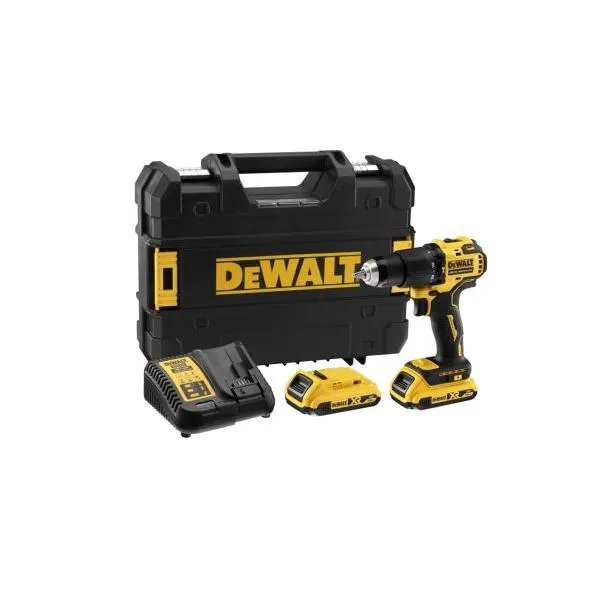 DeWALT DCD709L2T-QW – DRILL PERCUSSION SCREWDRIVER 18V 2×3.0 AH Metal mandrel