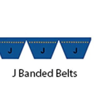 Dura-Prime Pro Serpentine Poly Banded Style J V-Belt, 92in PL, 4 Rib (1/Pkg.)