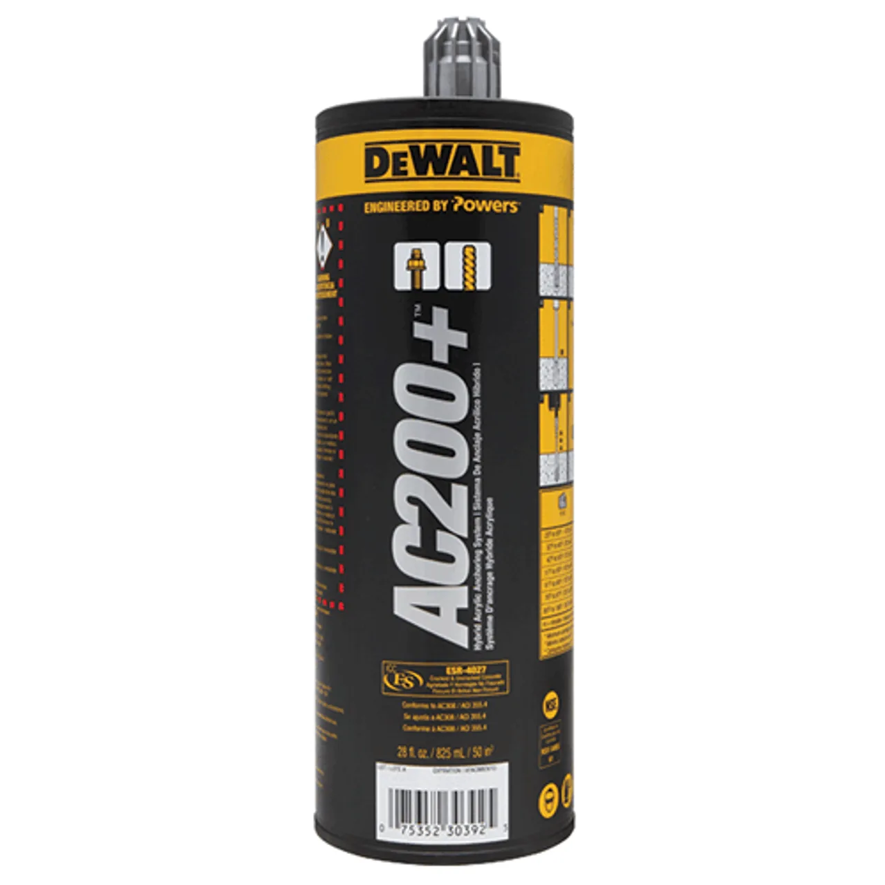 DeWalt AC200+ Acrylic Injection Adhesive Anchor 28 oz (825ml) (8/Pkg.)