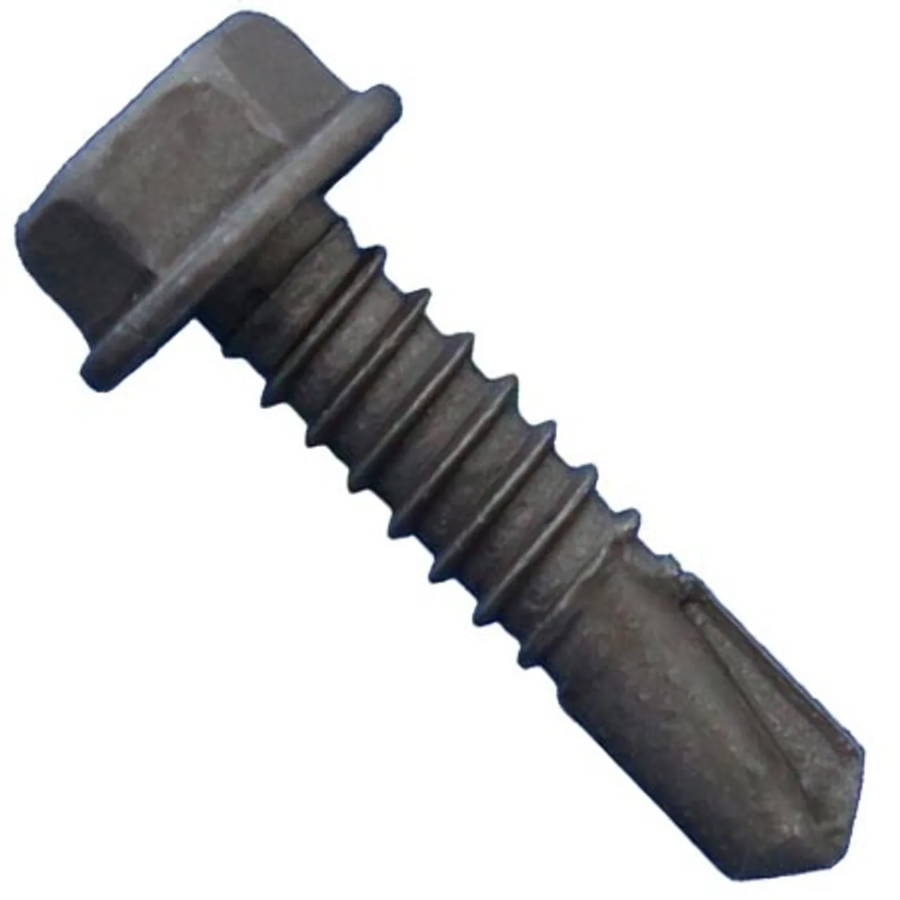 #10 x 2″ Daggerz Hex Washer Head Self Drilling Screws Dagger-Guard Coating Bronze (2,000/Bulk Pkg.)