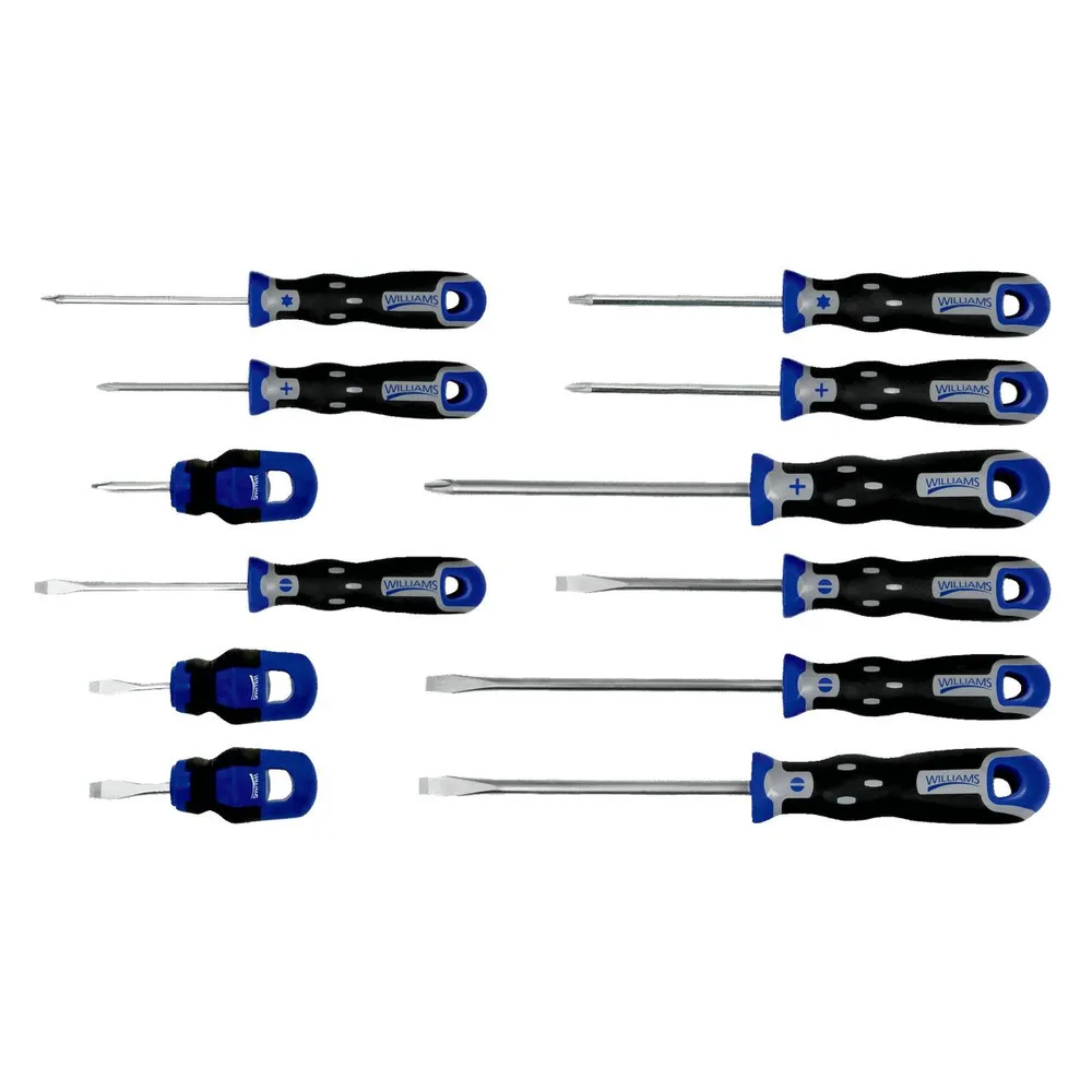 3/16″ – T25 Williams SuperTorque Combination Screwdriver Set 12 Pcs – JHWSPRS-12CKPT