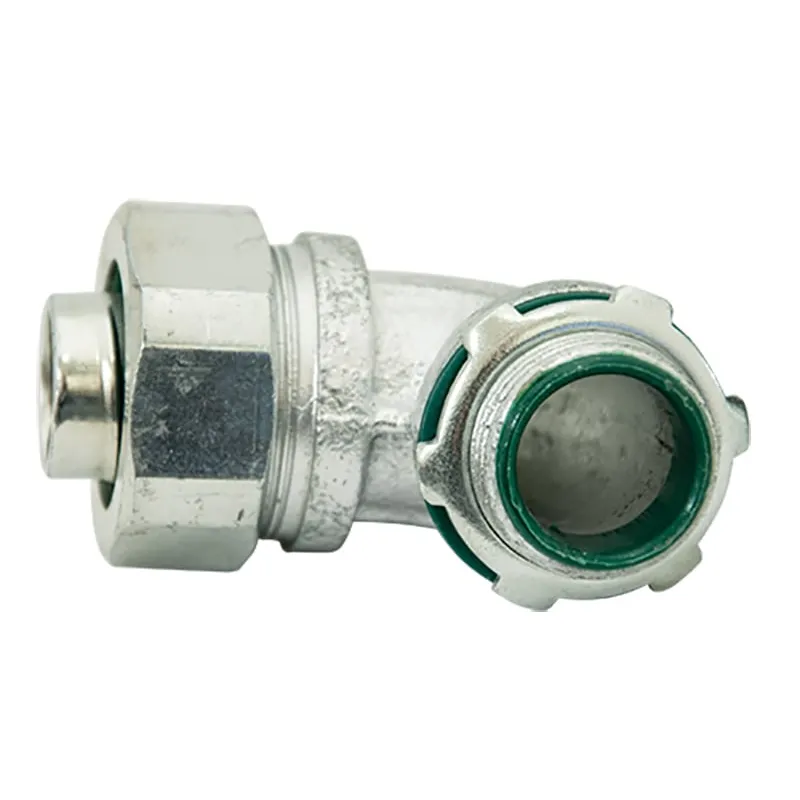 1-1/4″ Screw On Liquid Tight 90 Degree- Insulated Throat