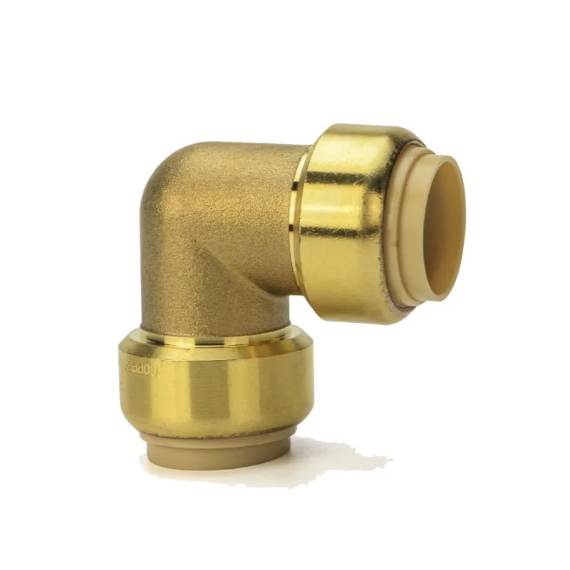 1/2″ Push to Connect Fitting 90-Degree Elbow for PEX, PERT, Copper, CPVC Tubes – 5 PACK