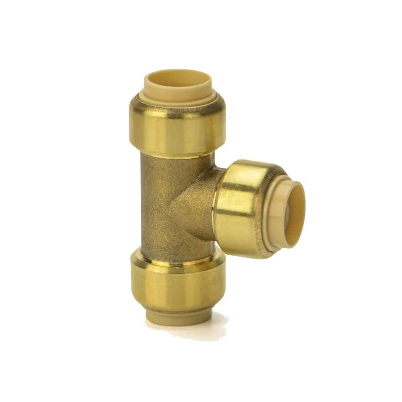 1/2″ Push to Connect Tee Fitting for Copper, CPVC and PEX Piping -5 Pack