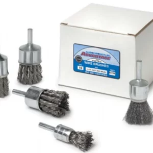 1 x 1/4 Knot End Brush, .020″ Steel Wire – Advantage (10/Pkg.)
