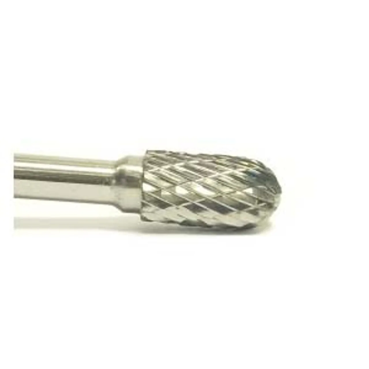 SC-4 Double Cut Cylindrical Radius End Cut Carbide Burr With 6″ Shank, 7/16″ x 1″ x 1/4″ x 6″ (Qty. 1)