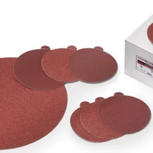 8″ 120-Grit Resin Bond Cloth A/O PSA Sanding Discs (50/Pkg.)