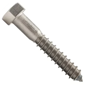 5/8″-5 x 8″ Lag Bolts, 18-8 Stainless Steel (5/Pkg.)