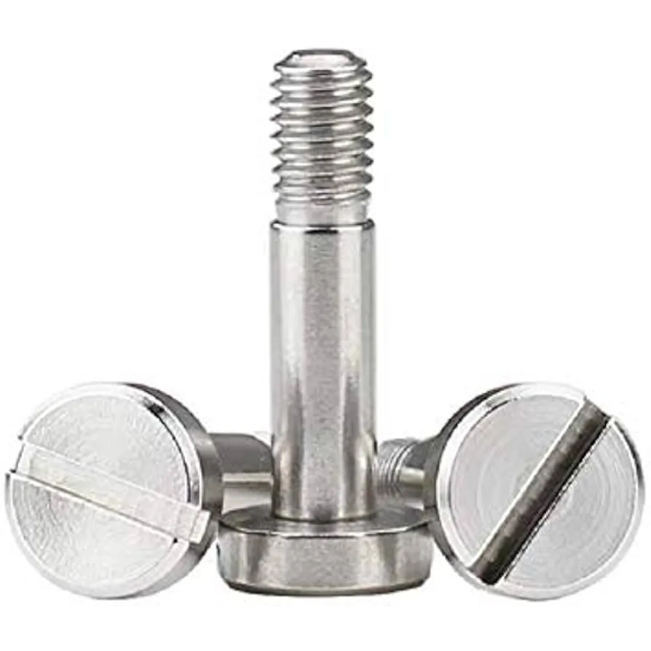 1/4″ x 3/4″ Slotted Shoulder Bolts, 18-8 Stainless Steel (10/Pkg.)