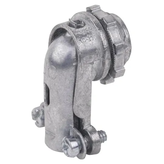 XC298 Steel City Clamp Type Non-Insulated Conduit Connector, 3 in Trade, 3.07 to 4.02 in Cable Openings, Die Cast Zinc