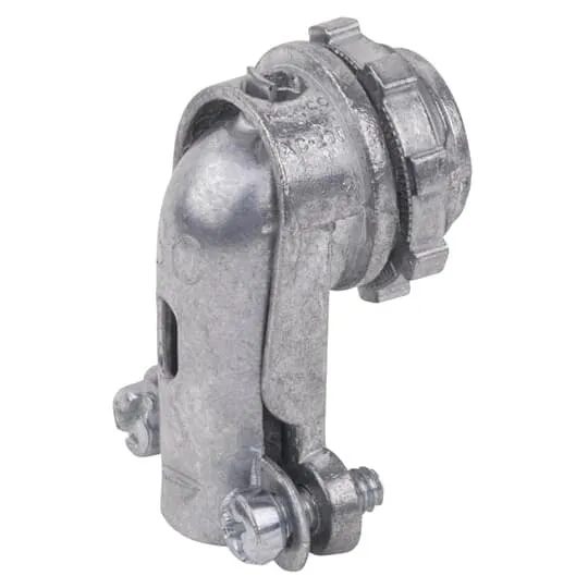XC-292 Steel City Clamp Type Non-Insulated Conduit Connector, 3/4 in Trade, 0.83 to 1.25 in Cable Openings, Die Cast Zinc