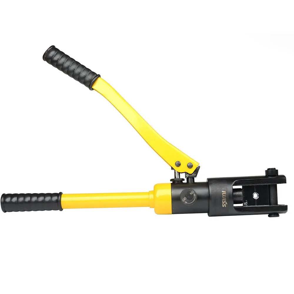 YQK-240 Hydraulic Terminal Crimper for 16-240mm² Wire Cable Lug, Hydraulic Crimping Tool with 10 Pairs of Die Sets