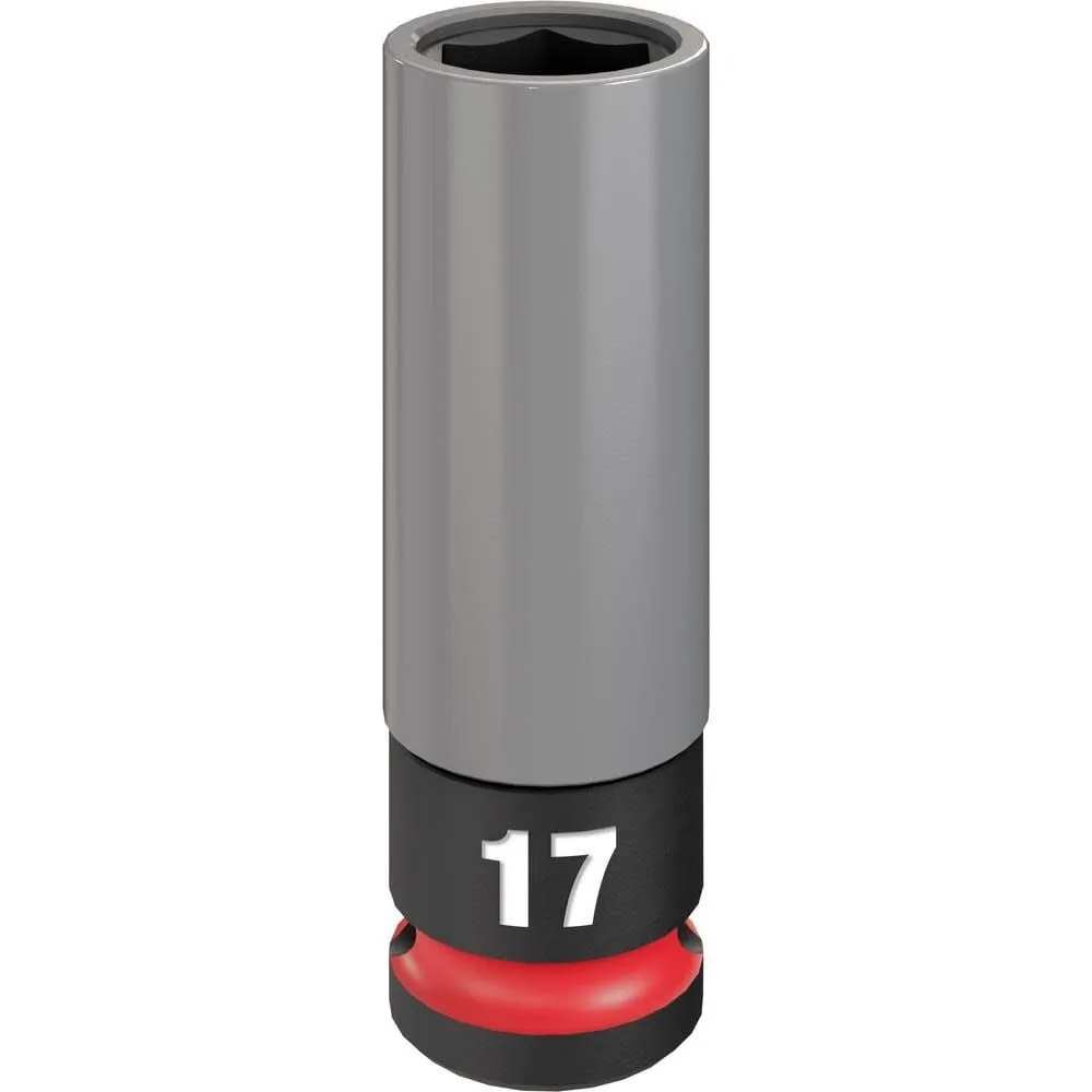 Milwaukee SHOCKWAVE Impact Duty Socket 1/2 Drive 17MM Metric Lug Nut Wheel