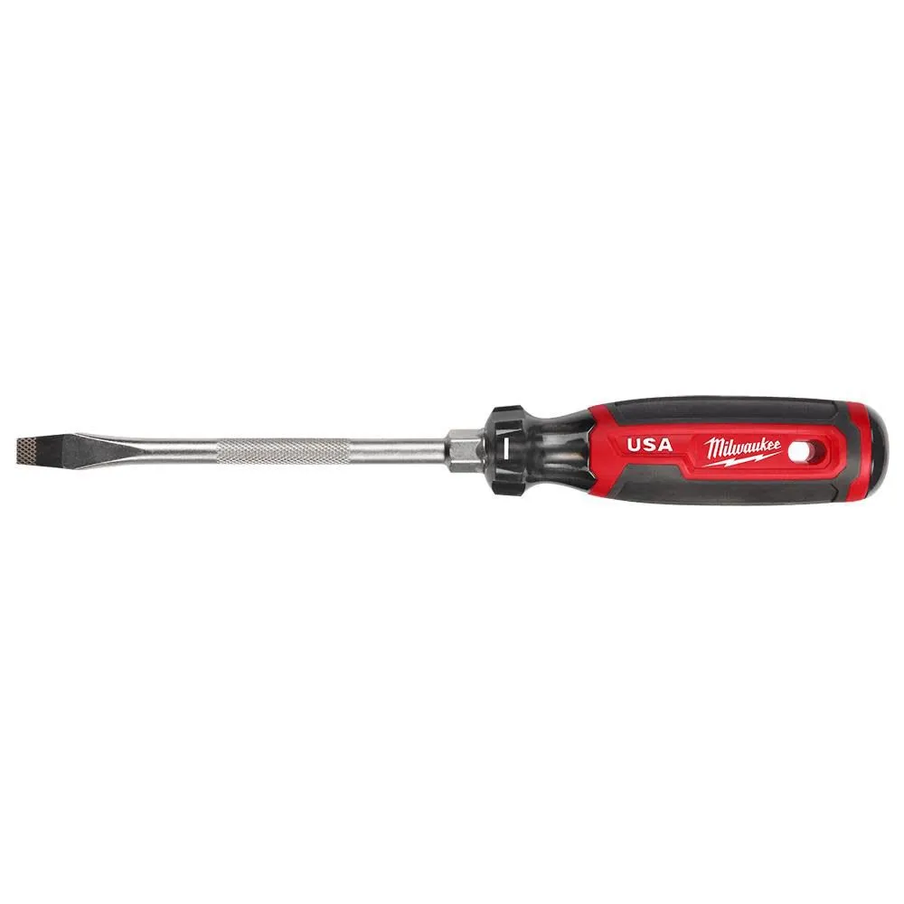 Milwaukee 5/16inch Slotted 6inch Cushion Grip Screwdriver (USA)
